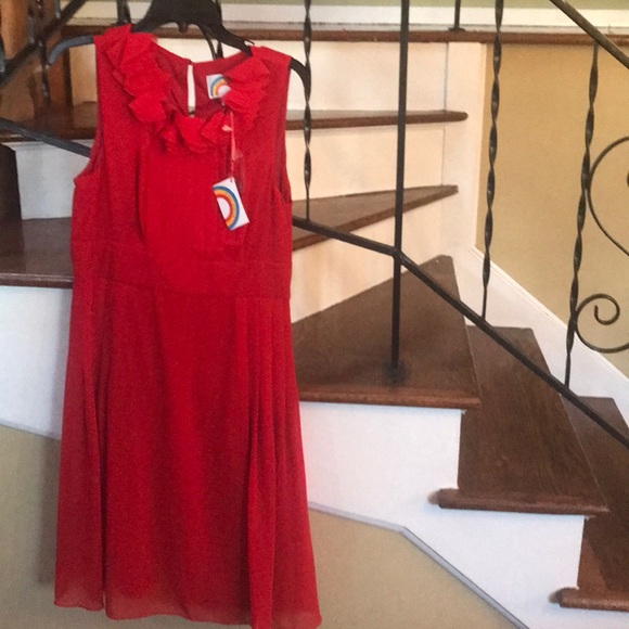 ModCloth red dress, Sz 10. NWT, Gorgeous! - Picture 1 of 4